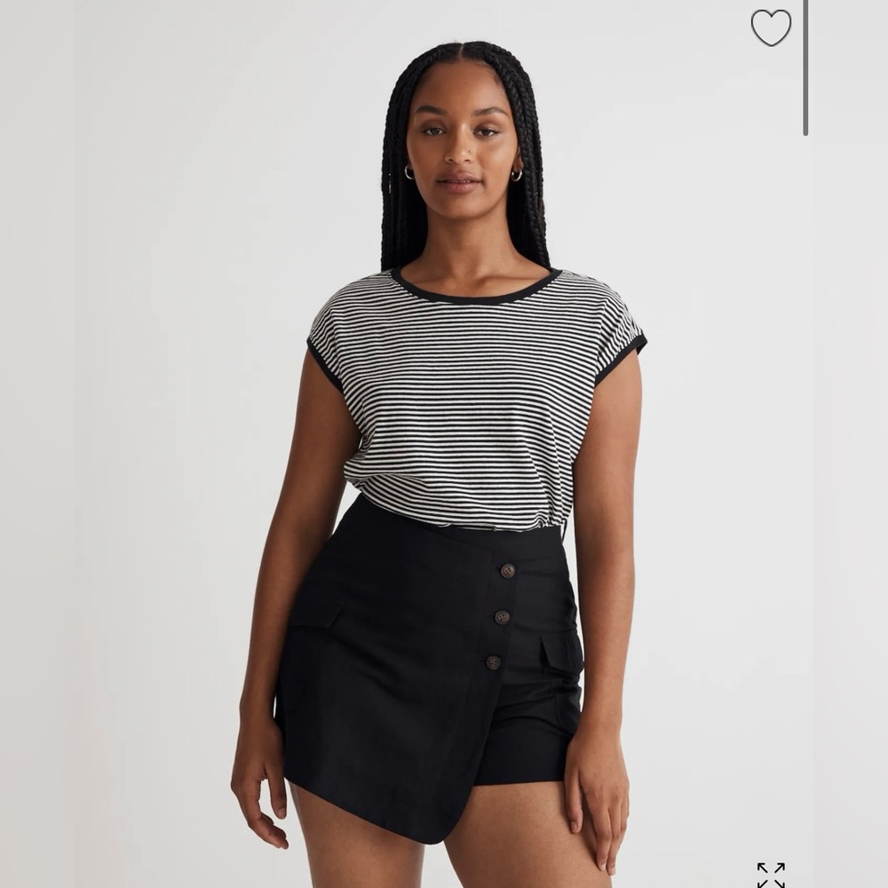 Madewell cropped muscle T